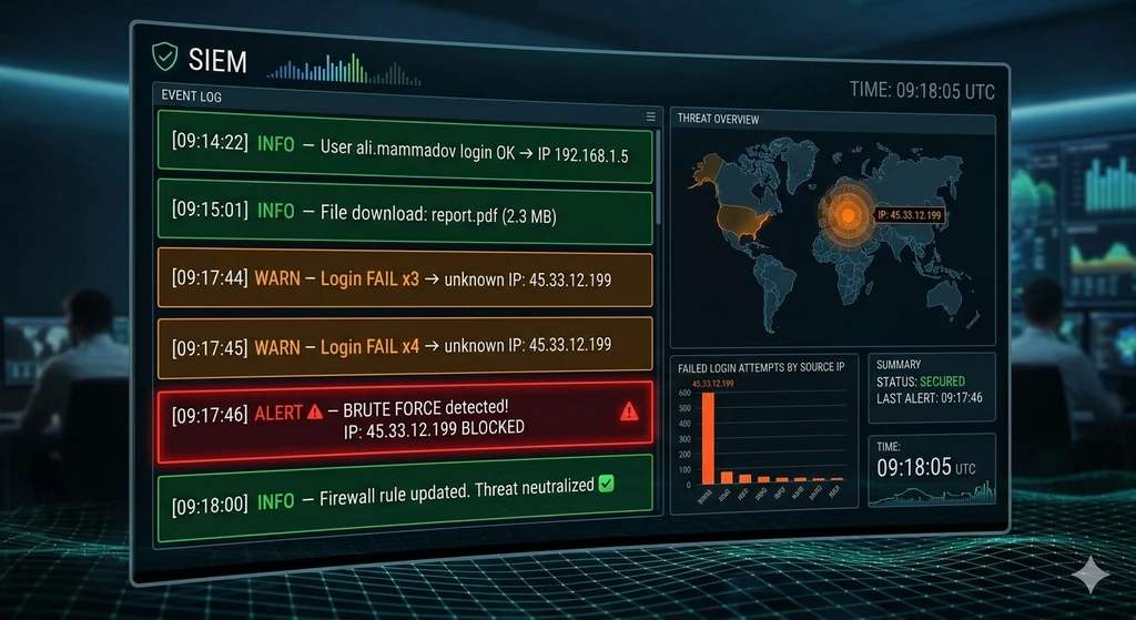 SIEM nədir? Kompüterin Super Beyni - Tam Bələdçi
